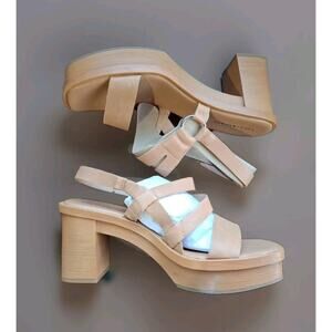 Lucky Brand Marselina Leather Strappy Heels – Women’s 10M – Sandals,‎ New!